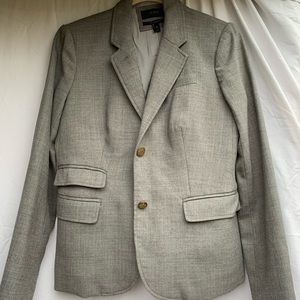 J Crew Heather Grey Schoolboy Blazer